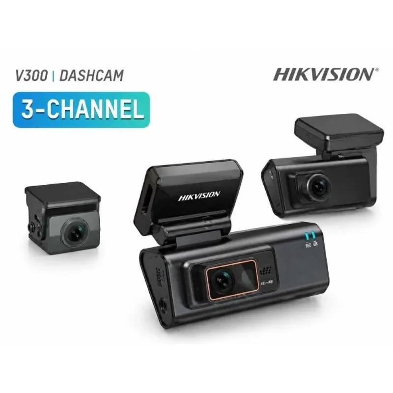 AE-DC2032-V300 3 Kanallı Full HD Araç İçi Kamera (Ön + Kabin + Arka, Wi-Fi, GPS, G-Sensor, H.265)