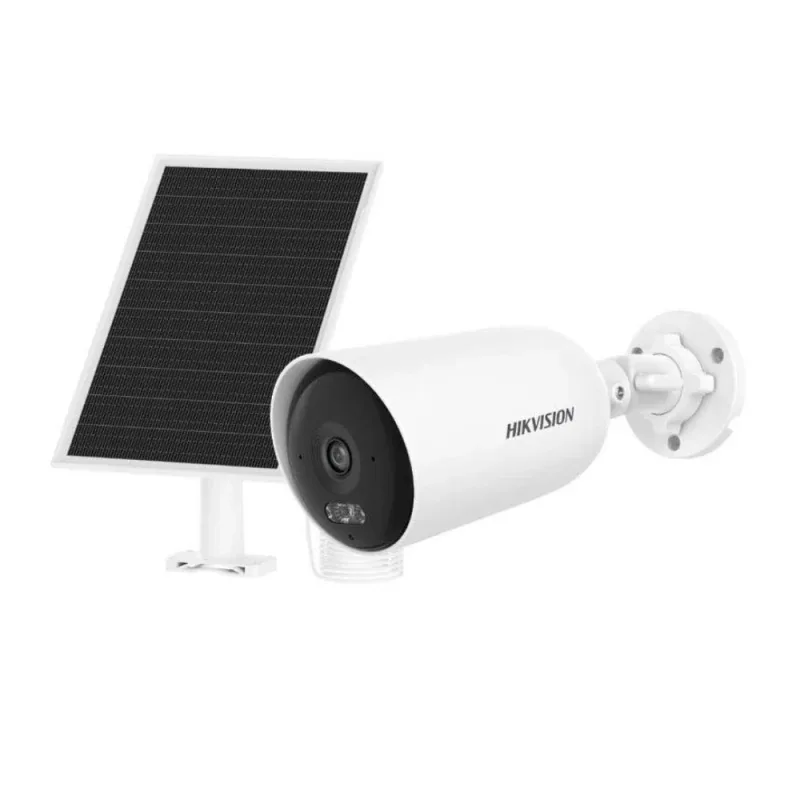 DS-2CFS04/4G (O-STD)/EU 4 MP Solar 4G Bullet IP Güvenlik Kamerası (8W Güneş Paneli, 9000 mAh Batarya, AOV 7/24 Kayıt, PIR Algılama)