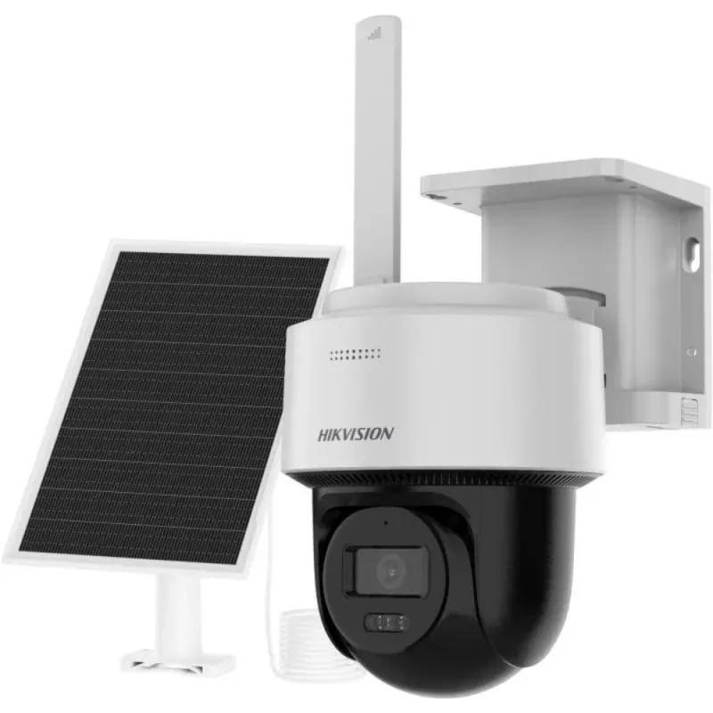 DS-2CFSP4/4G(O-STD)/EU 4 MP Solar 4G PT IP Güvenlik Kamerası (8W Güneş Paneli, 9000 mAh Batarya, AOV 7/24 Kayıt, Akıllı Takip)