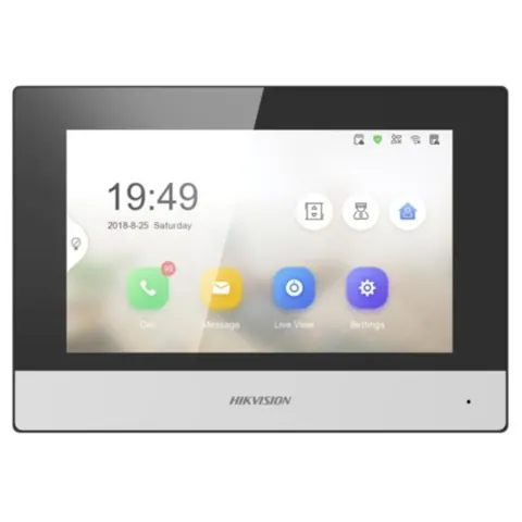DS-KH6320-WTE1 7“ Dokunmatik İç Ortam İnterkom