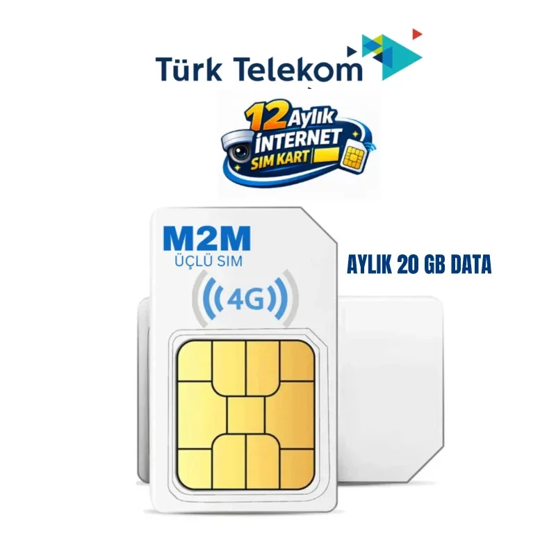 Türk Telekom 20GB Aylık Data Hattı
