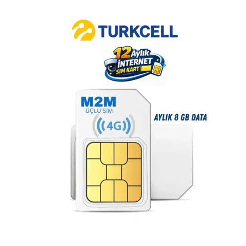 Turkcell 8GB Aylık Data Hattı